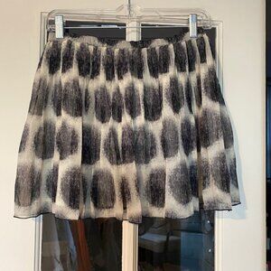 Silk Printed Madewell Circle Skirt